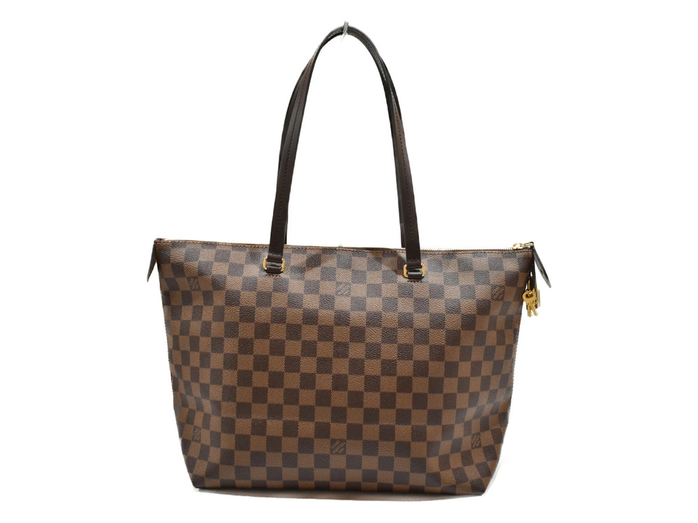 Louis Vuitton Brown Handbag Ebene Canvas Damier IENA Bag Brown